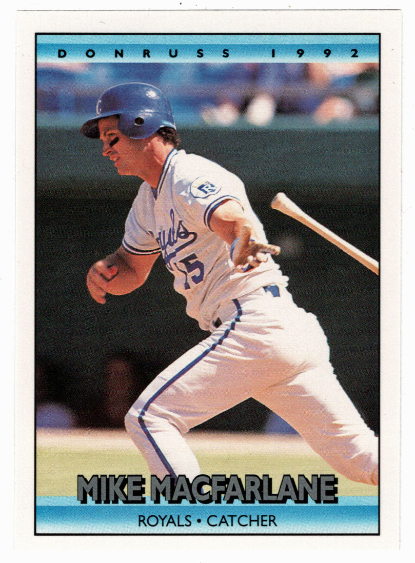 Mike Macfarlane - Kansas City Royals (MLB Baseball Card) 1992 Donruss # 161 Mint