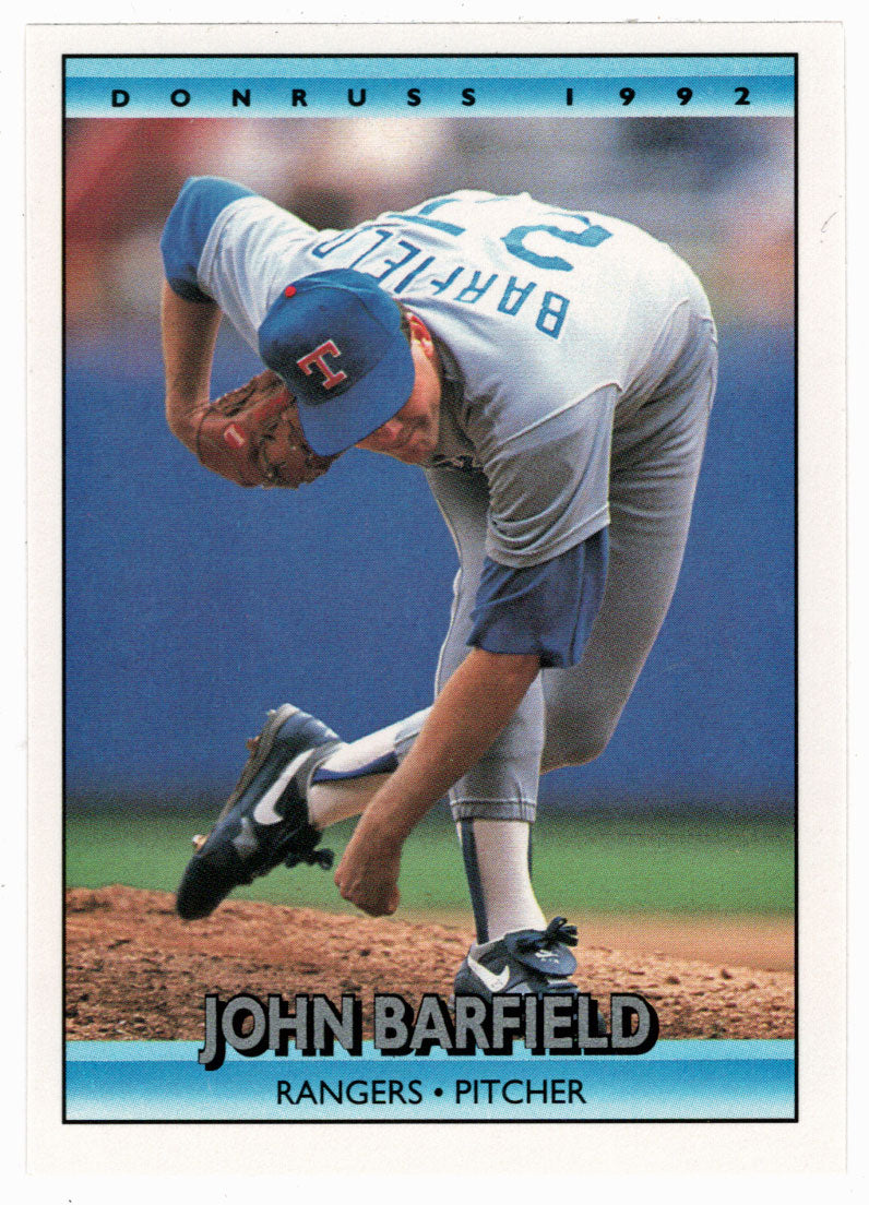 John Barfield - Texas Rangers (MLB Baseball Card) 1992 Donruss # 168 Mint