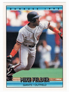 Mike Felder - San Francisco Giants (MLB Baseball Card) 1992 Donruss # 182 Mint