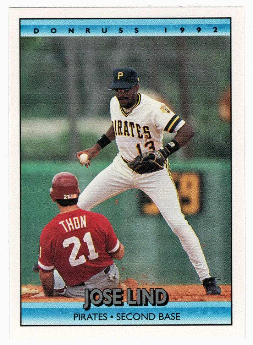 Jose Lind - Pittsburgh Pirates (MLB Baseball Card) 1992 Donruss # 189 Mint