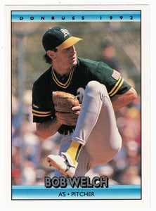 Bob Welch - Oakland Athletics (MLB Baseball Card) 1992 Donruss # 190 Mint