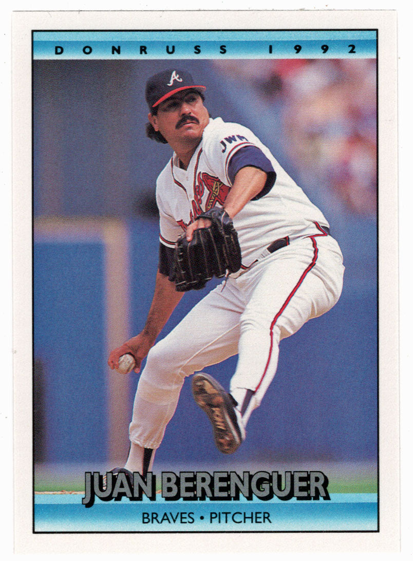 Juan Berenguer - Atlanta Braves (MLB Baseball Card) 1992 Donruss # 205 Mint