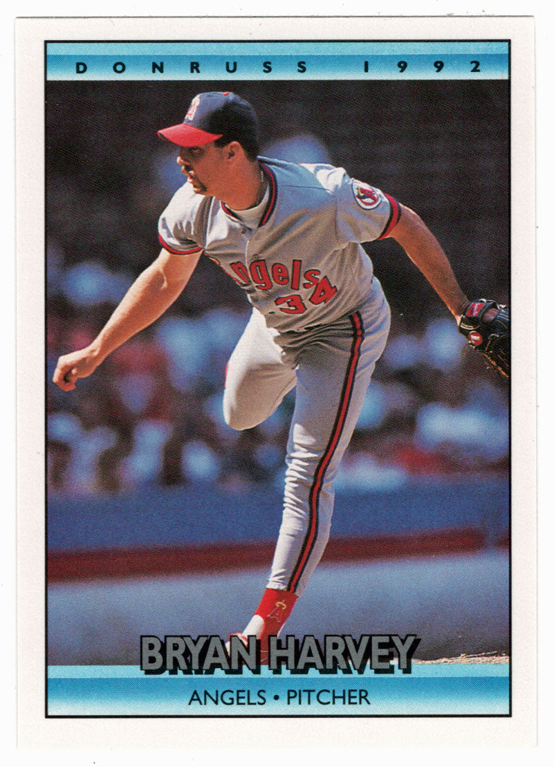 Bryan Harvey - California Angels (MLB Baseball Card) 1992 Donruss # 211 Mint