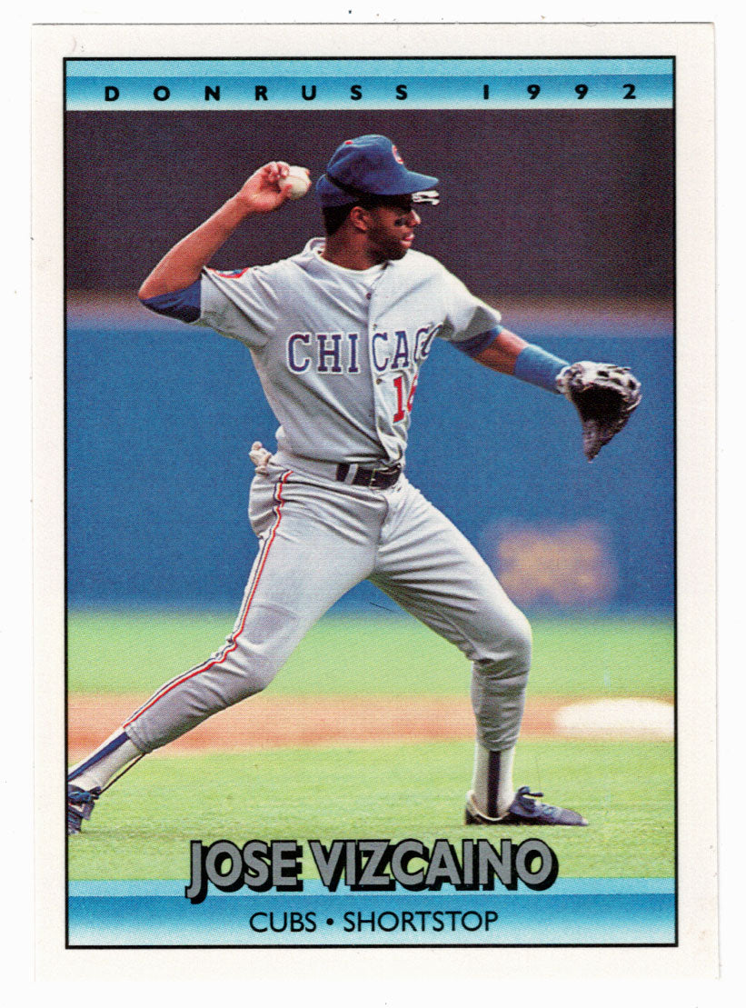 Jose Vizcaino - Chicago Cubs (MLB Baseball Card) 1992 Donruss # 212 Mint
