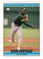 Dave Stewart - Oakland Athletics (MLB Baseball Card) 1992 Donruss # 225 Mint