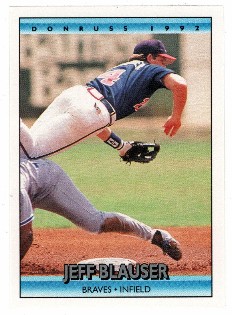 Jeff Blauser - Atlanta Braves (MLB Baseball Card) 1992 Donruss # 228 Mint