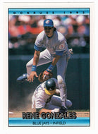 Rene Gonzales - Toronto Blue Jays (MLB Baseball Card) 1992 Donruss # 274 Mint
