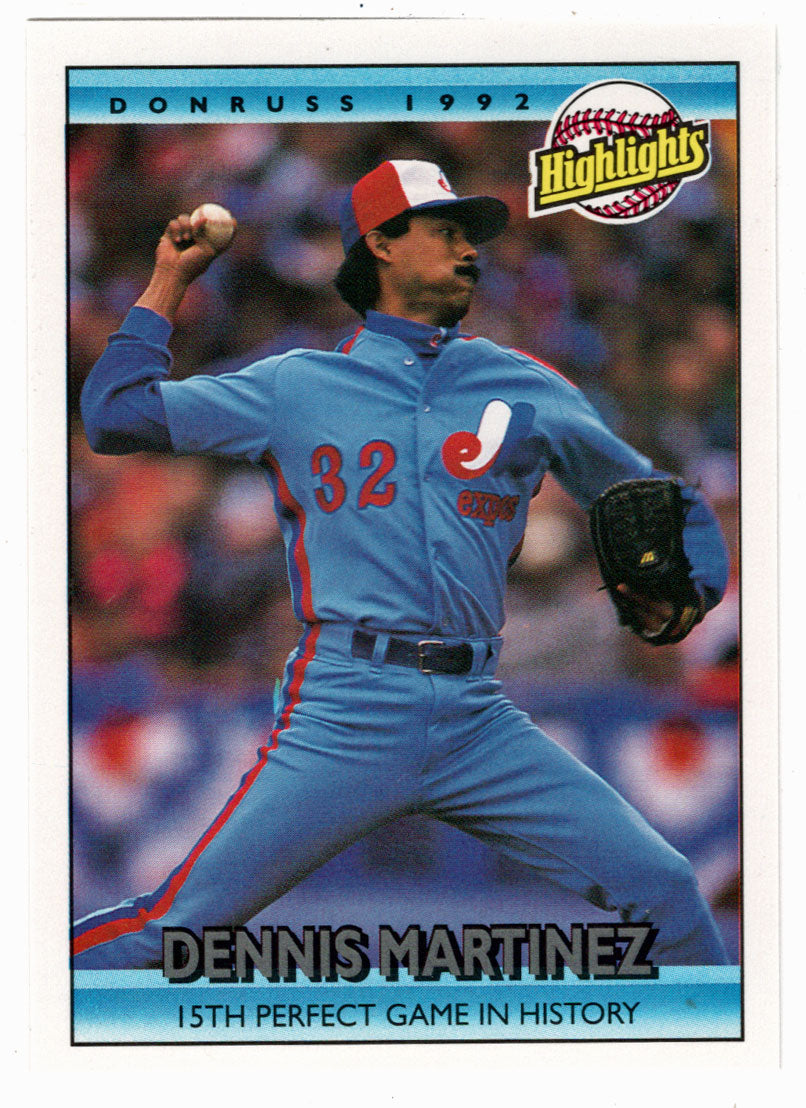 Dennis Martinez - Montreal Expos - Highlights (MLB Baseball Card) 1992 Donruss # 276 Mint