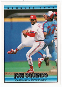 Jose Oquendo - St. Louis Cardinals (MLB Baseball Card) 1992 Donruss # 280 Mint