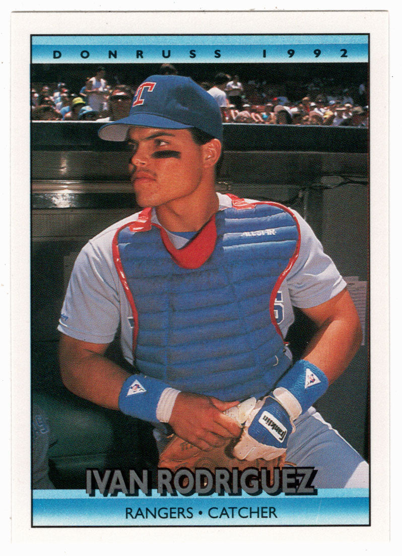 Ivan Rodriguez - Texas Rangers (MLB Baseball Card) 1992 Donruss # 289 Mint