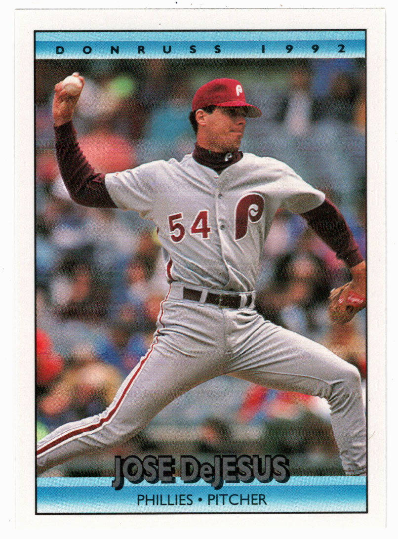 Jose DeJesus - Philadelphia Phillies (MLB Baseball Card) 1992 Donruss # 300 Mint