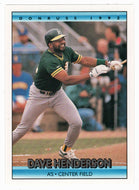 Dave Henderson - Oakland Athletics (MLB Baseball Card) 1992 Donruss # 311 Mint