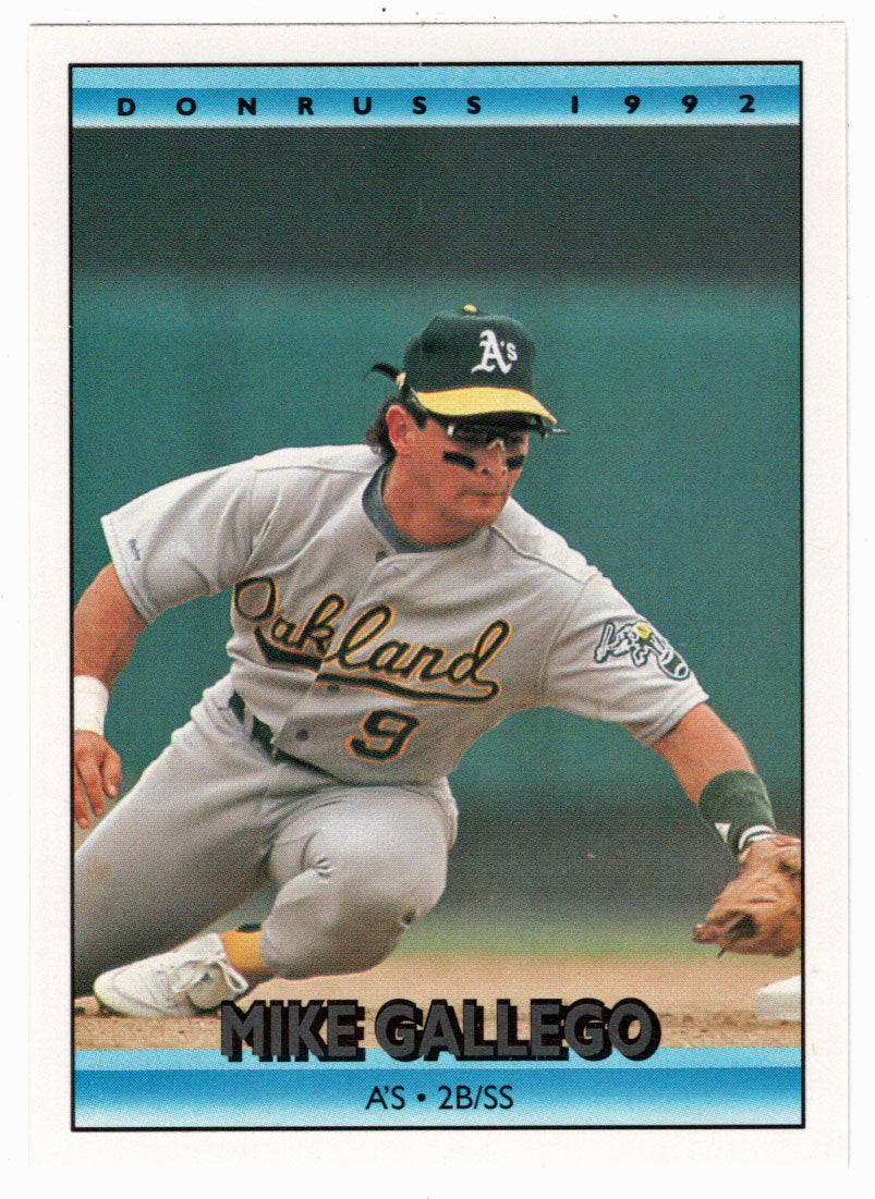 Mike Gallego - Oakland Athletics (MLB Baseball Card) 1992 Donruss # 314 Mint