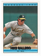 Mike Gallego - Oakland Athletics (MLB Baseball Card) 1992 Donruss # 314 Mint