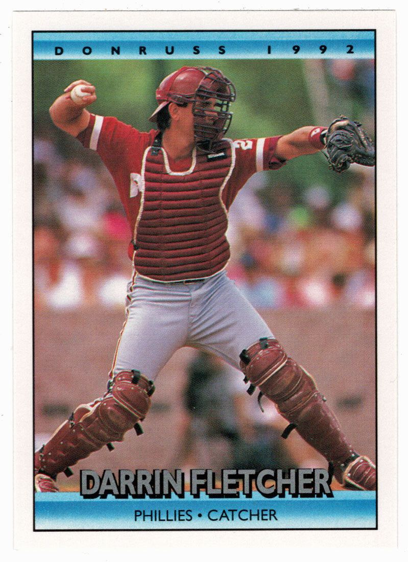 Darrin Fletcher - Philadelphia Phillies (MLB Baseball Card) 1992 Donruss # 319 Mint