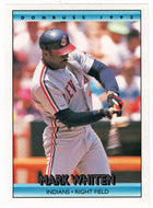 Mark Whiten - Cleveland Indians (MLB Baseball Card) 1992 Donruss # 325 Mint