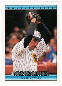 Mike Remlinger - San Francisco Giants (MLB Baseball Card) 1992 Donruss # 336 Mint