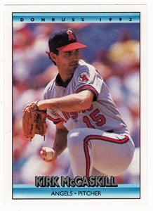 Kirk McCaskill - California Angels (MLB Baseball Card) 1992 Donruss # 340 Mint
