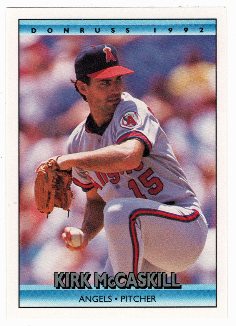 Kirk McCaskill - California Angels (MLB Baseball Card) 1992 Donruss # 340 Mint
