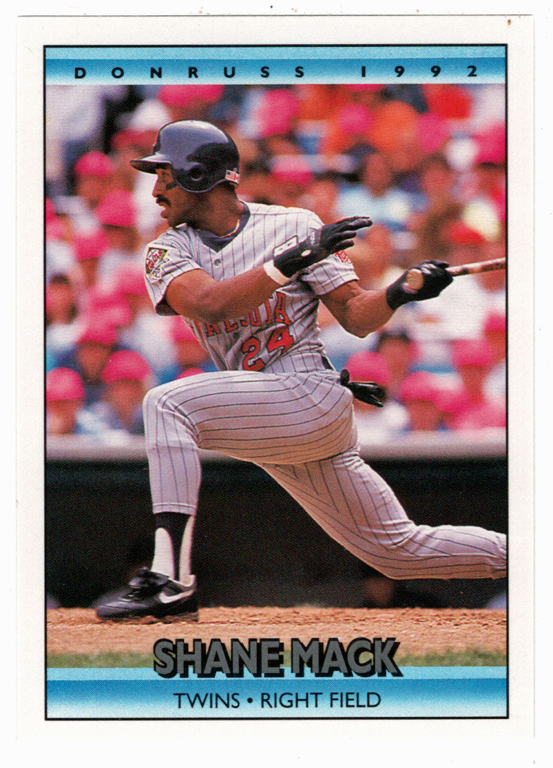 Shane Mack - Minnesota Twins (MLB Baseball Card) 1992 Donruss # 345 Mint