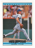 Mike Jeffcoat - Texas Rangers (MLB Baseball Card) 1992 Donruss # 351 Mint