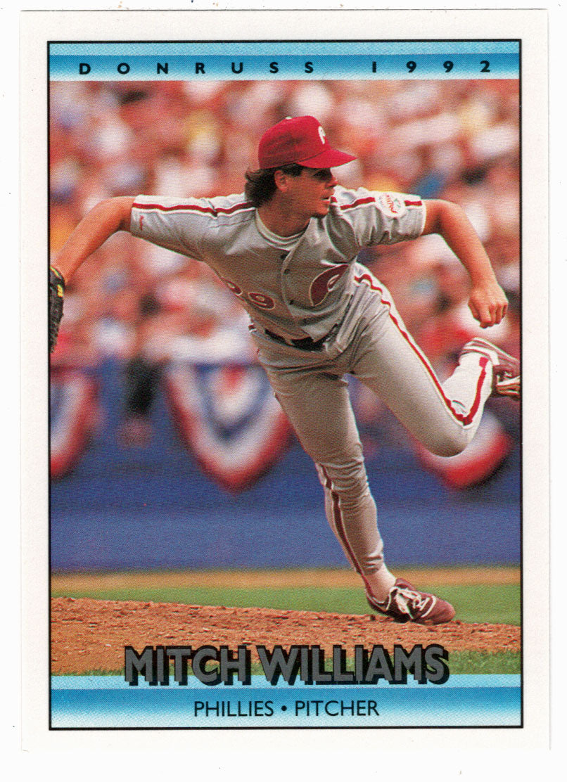 Mitch Williams - Philadelphia Phillies (MLB Baseball Card) 1992