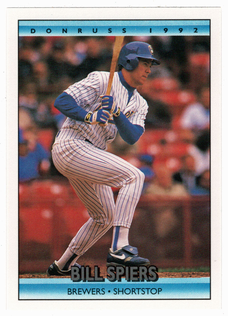 Bill Spiers - Milwaukee Brewers (MLB Baseball Card) 1992 Donruss # 364 Mint