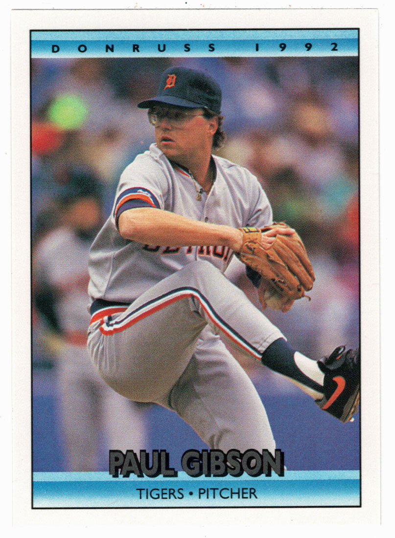 Paul Gibson - Detroit Tigers (MLB Baseball Card) 1992 Donruss # 375 Mint