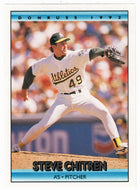 Steve Chitren - Oakland Athletics (MLB Baseball Card) 1992 Donruss # 385 Mint