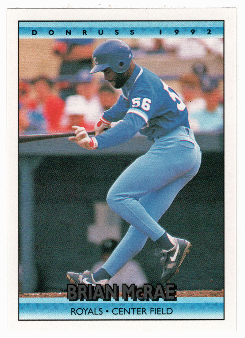 Brian McRae - Kansas City Royals (MLB Baseball Card) 1992 Donruss # 387 Mint