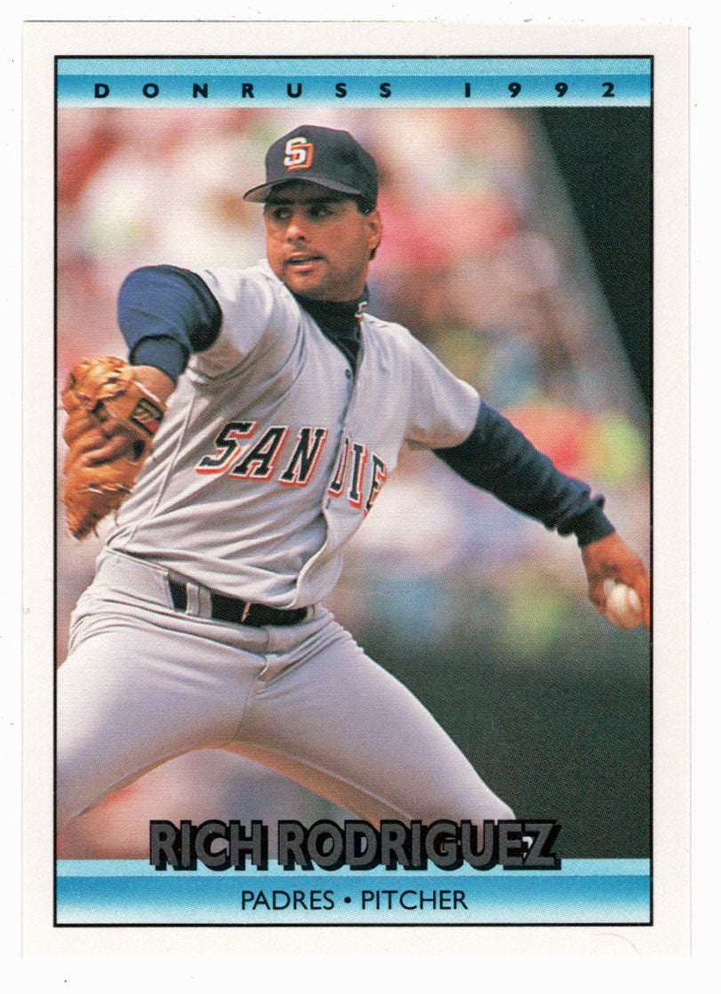 Rich Rodriguez - San Diego Padres (MLB Baseball Card) 1992 Donruss # 388 Mint