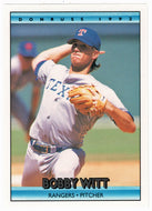 Bobby Witt - Texas Rangers (MLB Baseball Card) 1992 Donruss # 391 Mint