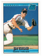 Jim Thome - Cleveland Indians - Rated Rookie (MLB Baseball Card) 1992 Donruss # 406 Mint