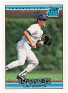 Rey Sanchez RC - Chicago Cubs - Rated Rookie (MLB Baseball Card) 1992 Donruss # 412 Mint