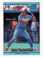 John Vander Wal - Montreal Expos - Rated Rookie (MLB Baseball Card) 1992 Donruss # 414 Mint