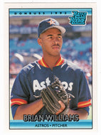 Brian Williams RC - Houston Astros - Rated Rookie (MLB Baseball Card) 1992 Donruss # 416 Mint