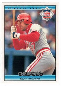 Chris Sabo - Cincinnati Reds (MLB Baseball Card) 1992 Donruss
