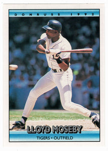 Lloyd Moseby - Detroit Tigers (MLB Baseball Card) 1992 Donruss # 443 Mint