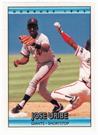 Jose Uribe - San Francisco Giants (MLB Baseball Card) 1992 Donruss # 453 Mint