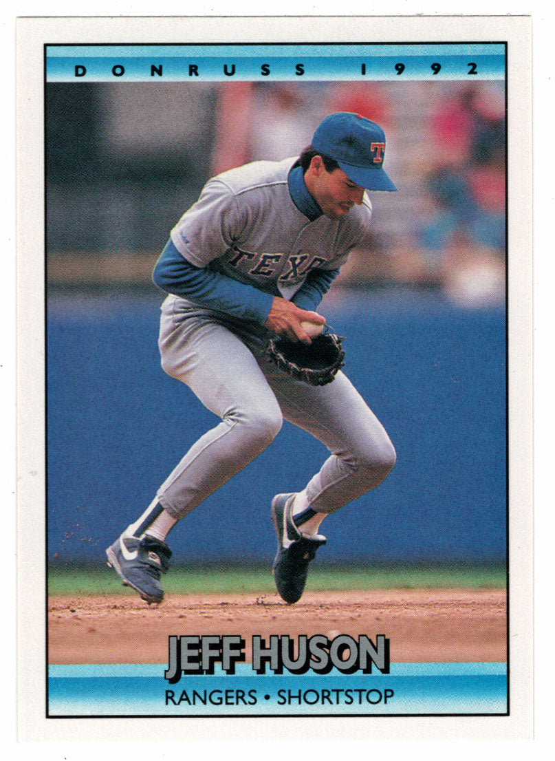 Jeff Huson - Texas Rangers (MLB Baseball Card) 1992 Donruss # 456 Mint
