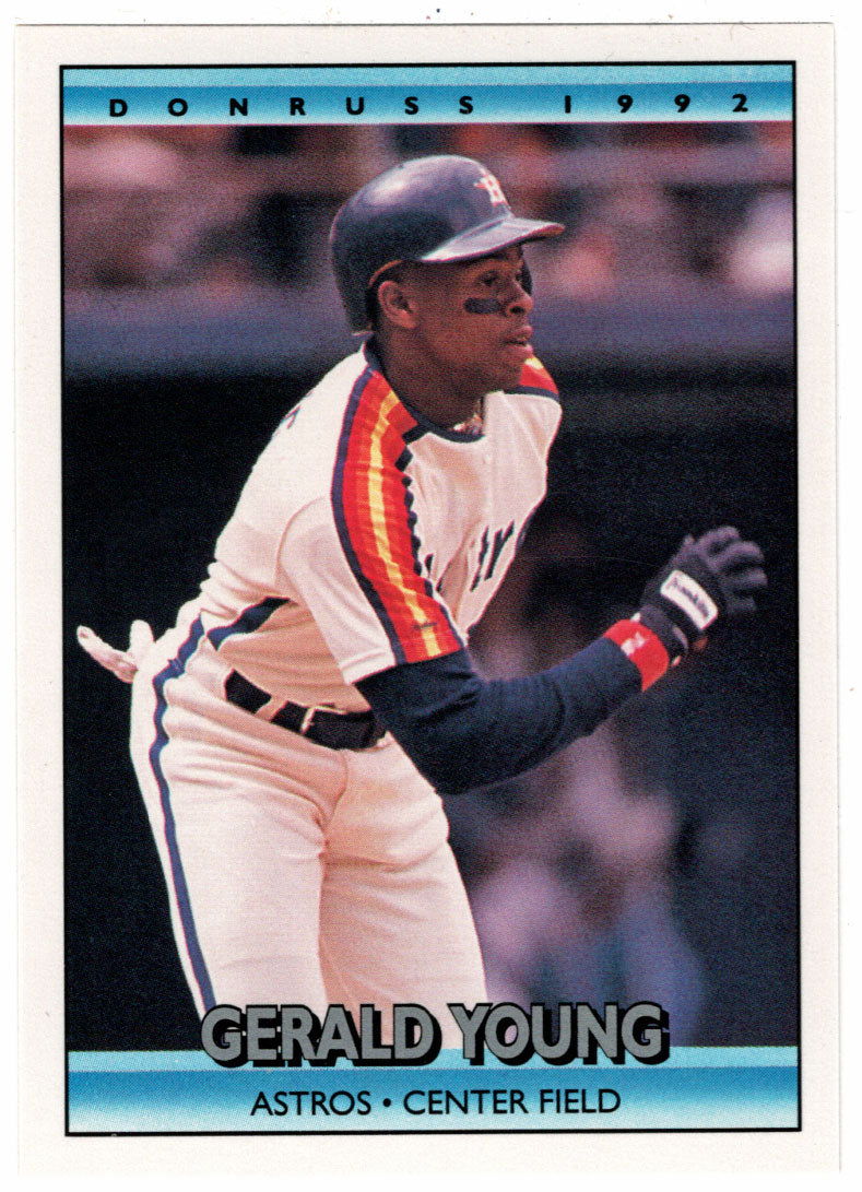 Gerald Young - Houston Astros (MLB Baseball Card) 1992 Donruss # 477 Mint