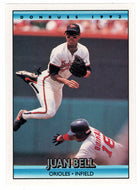 Juan Bell - Baltimore Orioles (MLB Baseball Card) 1992 Donruss # 479 Mint