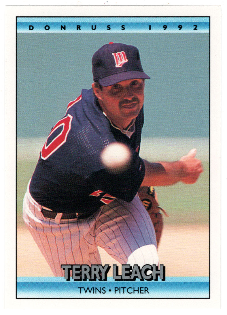Terry Leach - Minnesota Twins (MLB Baseball Card) 1992 Donruss # 484 Mint
