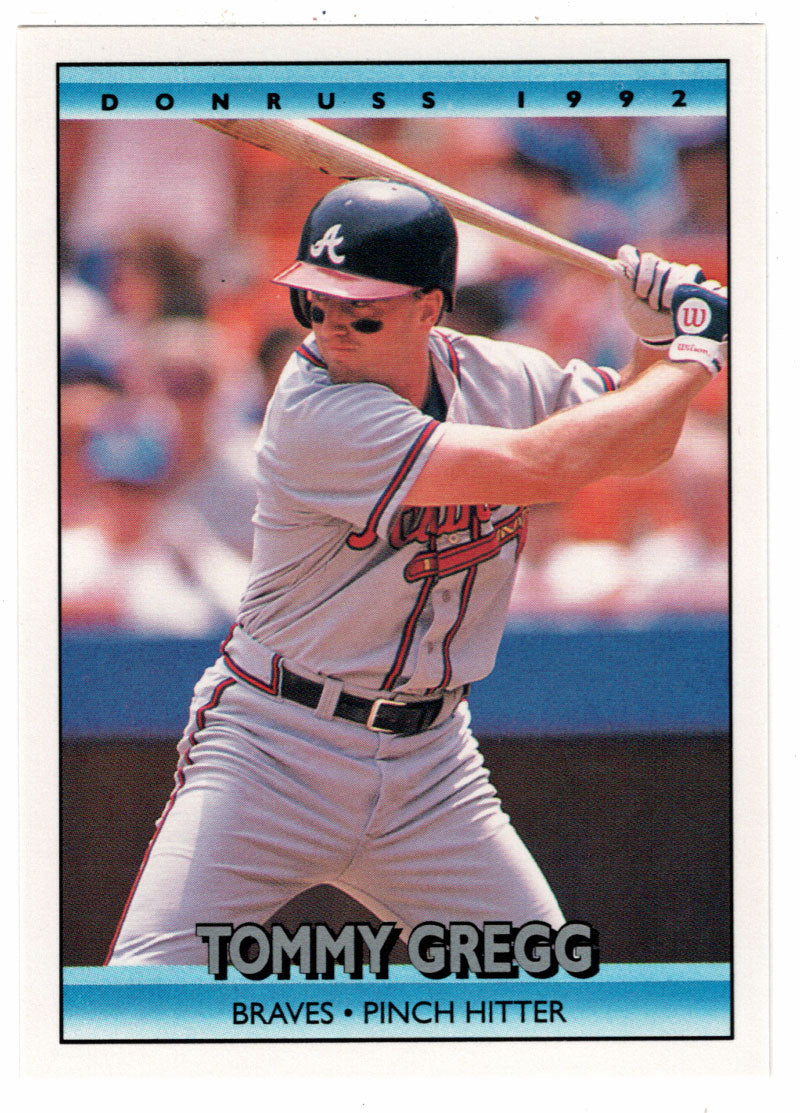 Tommy Gregg - Atlanta Braves (MLB Baseball Card) 1992 Donruss # 485 Mint