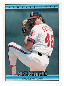Mike Fetters - California Angels (MLB Baseball Card) 1992 Donruss # 491 Mint