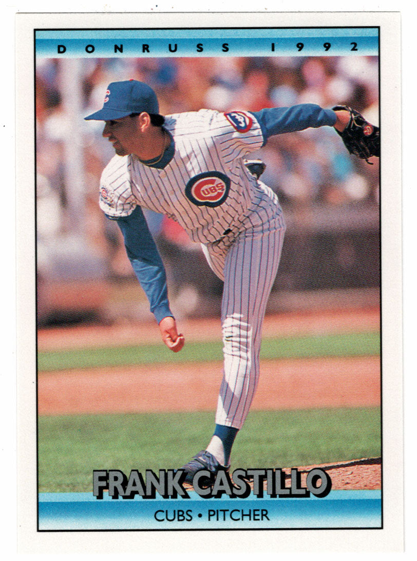 Frank Castillo - Chicago Cubs (MLB Baseball Card) 1992 Donruss # 492 Mint