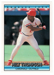 Milt Thompson - St. Louis Cardinals (MLB Baseball Card) 1992 Donruss # 513 Mint