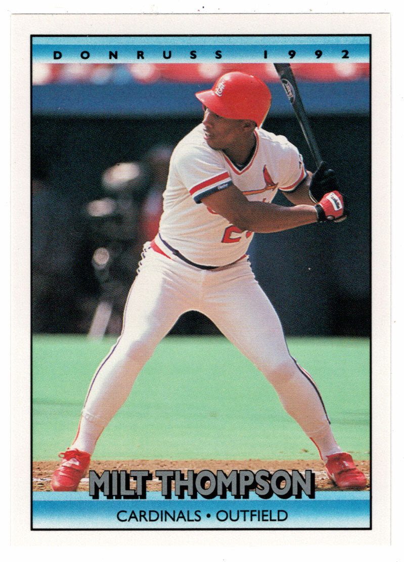 Milt Thompson - St. Louis Cardinals (MLB Baseball Card) 1992 Donruss # 513 Mint
