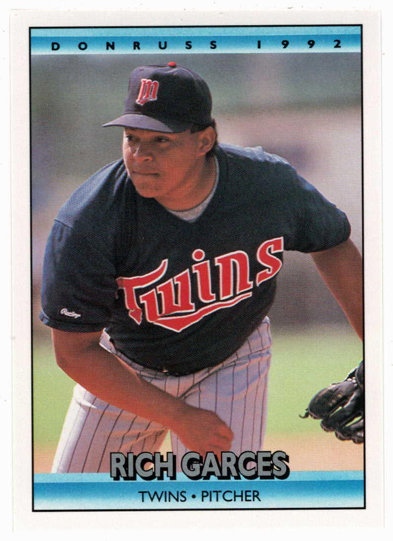 Rich Garces - Minnesota Twins (MLB Baseball Card) 1992 Donruss # 516 Mint