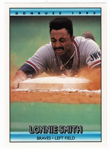 Lonnie Smith - Atlanta Braves (MLB Baseball Card) 1992 Donruss # 517 Mint
